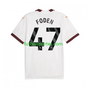 Camiseta Manchester City Phil Foden 47 Segunda Equipación 2023/2024